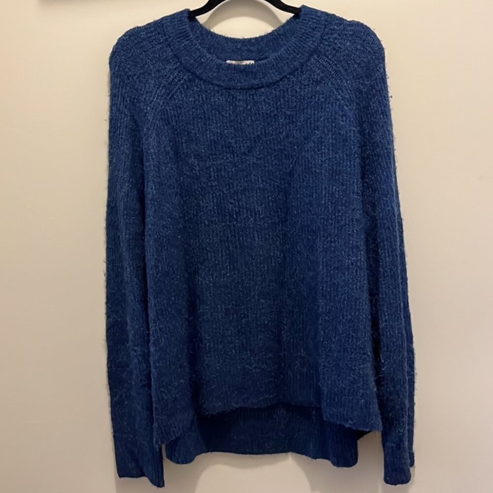 H&M Basic Blue Sweater, XL